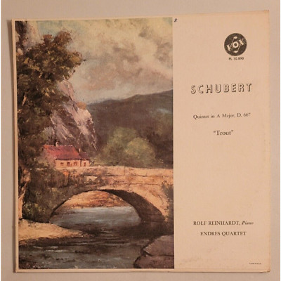Schubert*, Rolf Reinhardt, Endres Quartet Quintet In A Major,D. 677 ''Trout'' (LP)