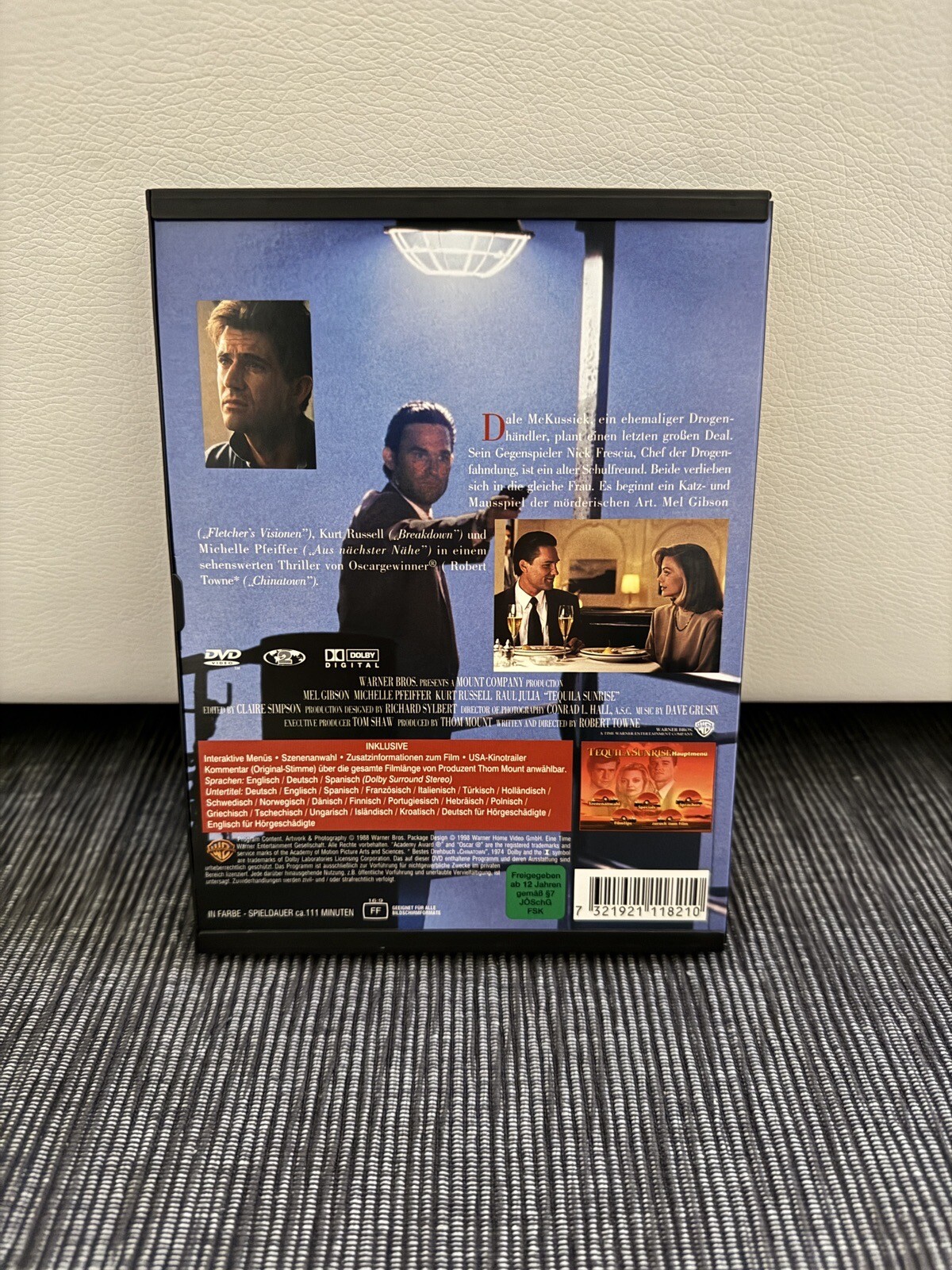 DVD Tequila Sunrise 7321921118210 eBay