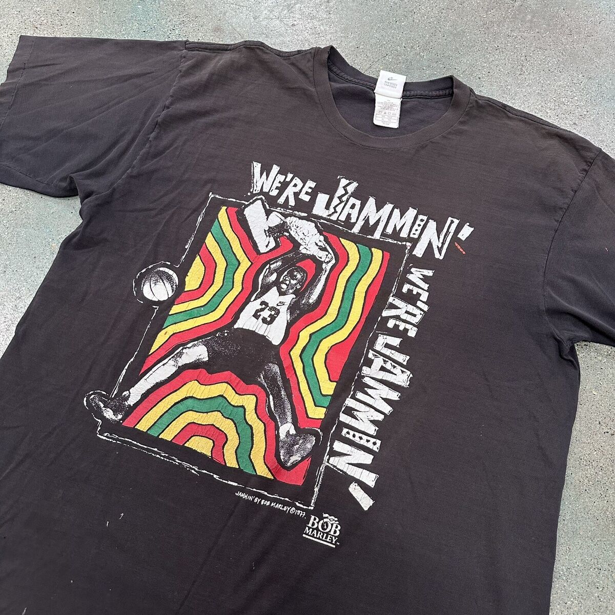 Michael Jordan Bob Marley Tee T Shirt Nike Jammin XL Made In Michael Jordan Bob Marley Tee T Shirt Nike Jammin XL Made In