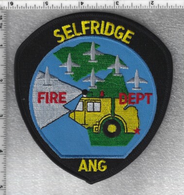 Selridge Air National Guard Fire Department  (Michigan)  Shoulder Patch