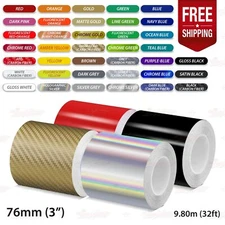 3" 76mm Roll PIN STRIPE Car Striping Trim Body Line TAPE Decal Vinyl Stickers