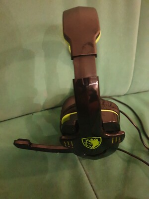 SADES SA-708GT Multimedia Gaming Headset Kopfhörer 3,5 mm Stereo Mikrofon Blau