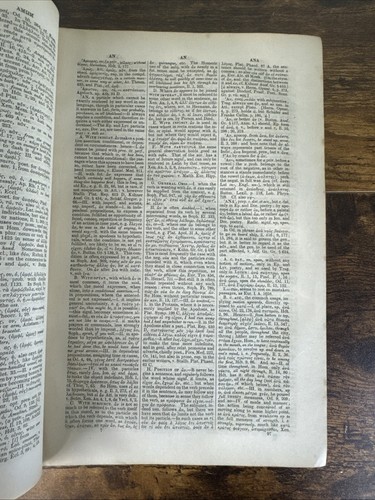 1851 VICTORIAN GREEK ENGLISH LEXICON LIDDELL BASED ON PASSOW’S GERMAN WORK RARE - Picture 13 of 17