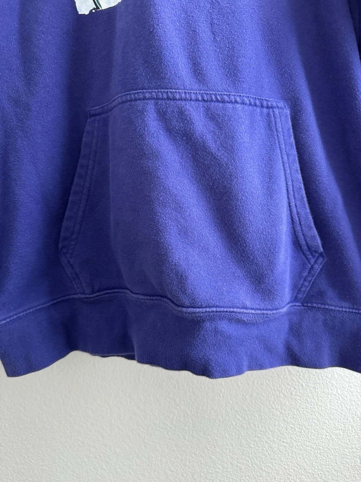 Felpa con cappuccio grafica The North Face x Supreme viola taglia media