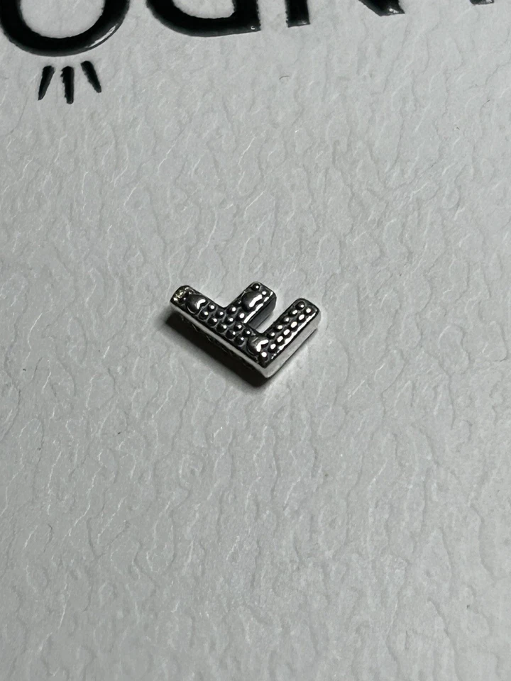 Authentic Pandora 🌟 Mini Petite Floating Locket 🌟 Letter F 🌟 P2 S925 ALE - Image 2 of 3