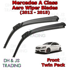 (12-15) Mercedes Benz Clase A Limpiaparabrisas Aero / Limpiaparabrisas planos delanteros Mercedes Clase A