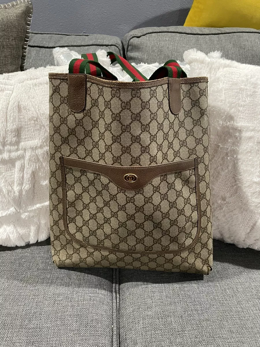 Gucci Supreme Coated Canvas Tote Bag