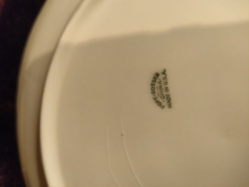 Pope Gosser Dinner Plate, Louvre Pattern - Picture 4 of 4