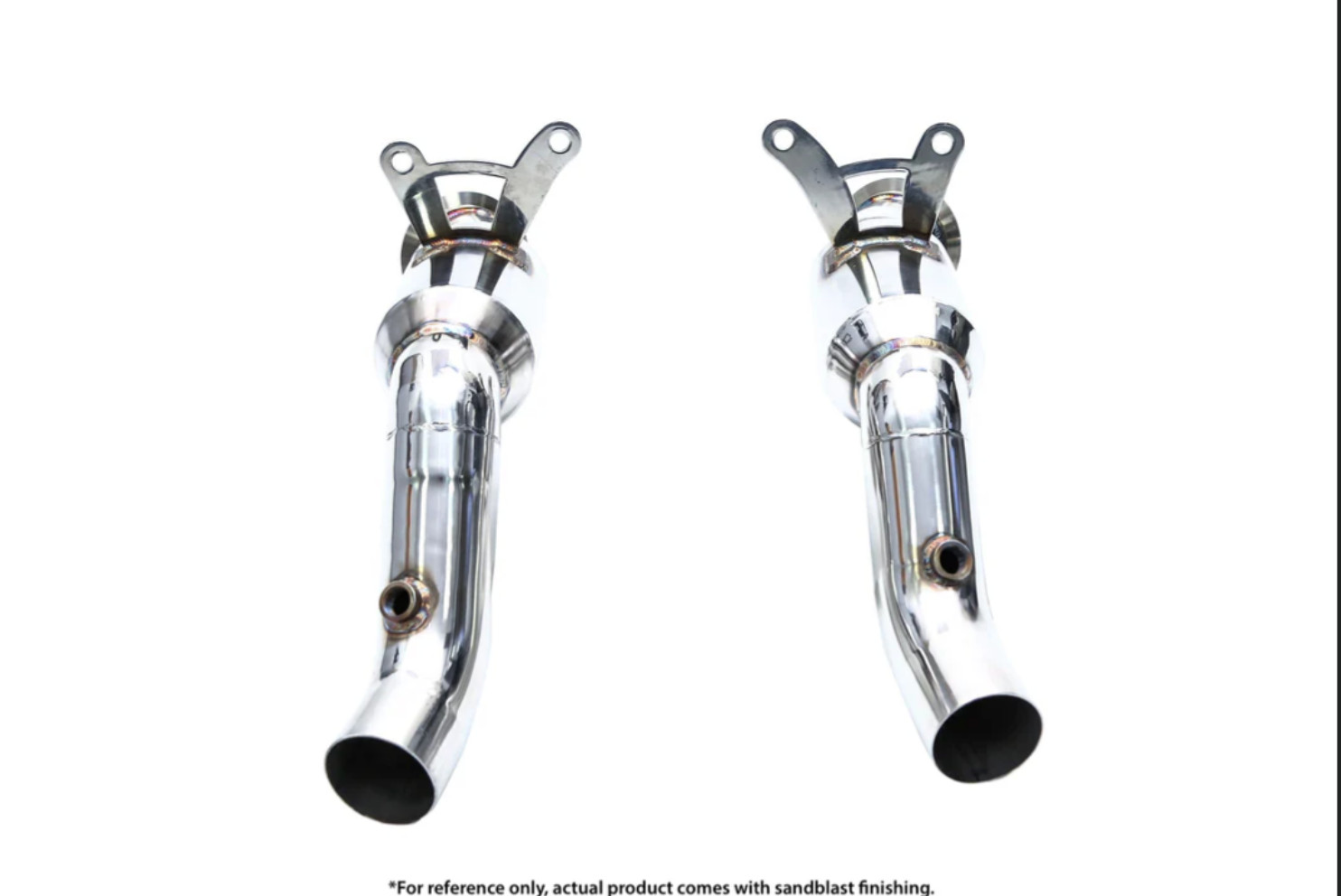 Ferrari 458 Speciale iPE Valvetronic Muffler with Sport Cat Pipe Stainless Steel