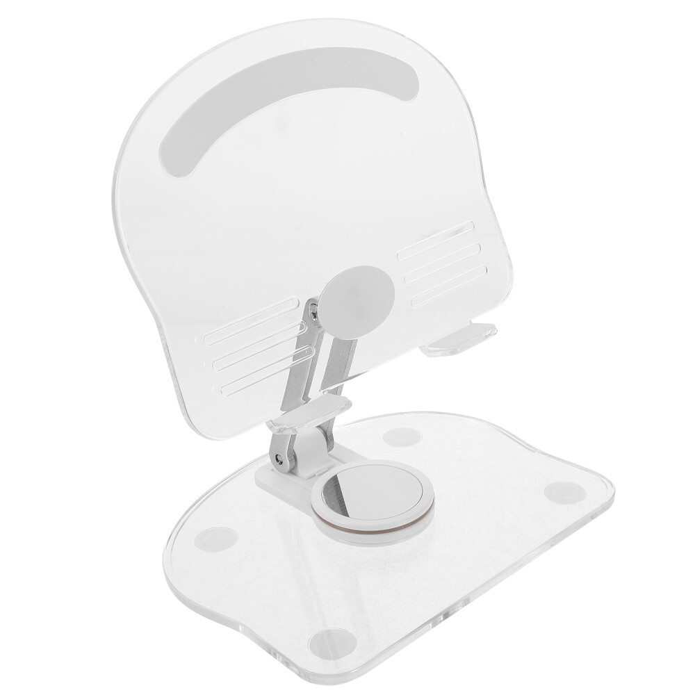 Tablet Stand Rotatable Tablet Desk Mount Folding Tablet Holder Desk Phone Stand-image