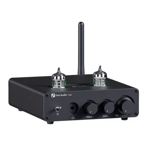 Fosi Audio T20X HiFi Bluetooth 5.0 Vacuum Tube Amplifier with 5725W Tubes Amps