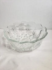 Anchor Hocking Fairfield Clear Crystal Individual Salad Bowl Serving Dish