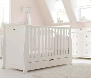 Silver Cross Nostalgia Sleigh 2 Piece Room Set Cot Bed And