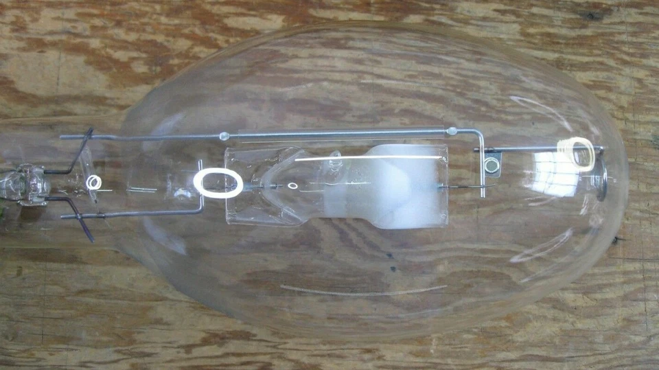 Lot of 2- Philips 400W MS400/BU Metal Halide Light Bulb lot of 2 clear - Image 2 of 4