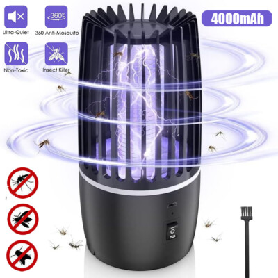AKKU Moskito Killer UV Insektenvernichter Elektrisch LED Lampe Mückenfalle Licht