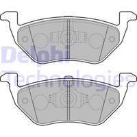 Delphi LP2158 Bremsbelagsatz, Scheibenbremse FüR Ford Mazda