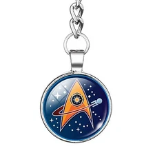 STAR TREK GLOBE KEYCHAIN 4 Styles Collectible Command Medical Starfleet Cosplay