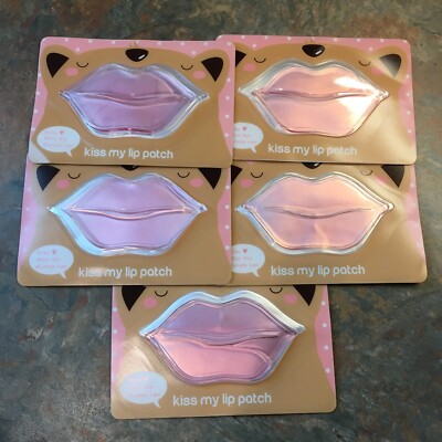 SHE'S LAB Kiss My Lip Patch Moisturizing Collagen Lip Mask- Lot Of 5