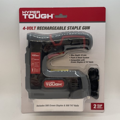Hyper Tough 4volt Cordless Staple Gun 889526282592 eBay