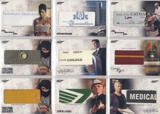 James Bond Relic / Prop / Costume Selection RC1 - RC22   JBR1 - JBR43