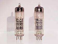 2 x E92CC PHILIPS MINIWATT HOLLAND SQ  Double Triode Tube NEW