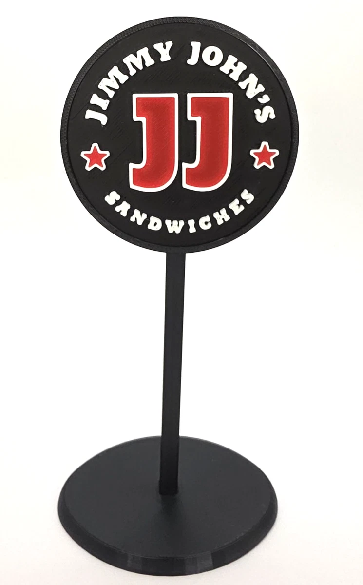 Jimmy John’s ライトアップ看板　ストアディスプレイ　サイン Jimmy John's ライトアップ看板 ストアディスプレイ サイン Jimmy John