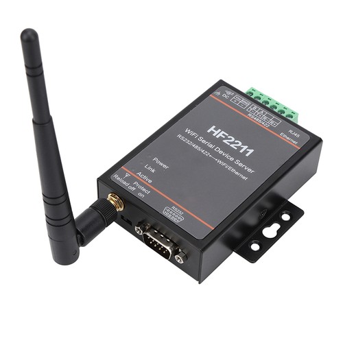 HF2211 Serial Server RS232/485/422 To WIFI Ethernet DTU Network Communicate - Zdjęcie 7 z 12