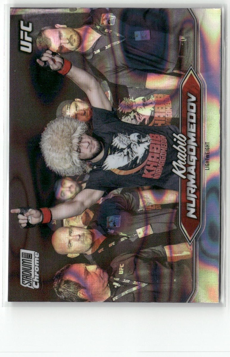 2025 Stadium Club UFC #C-4 Khabib Nurmagomedov Chrome Lava | eBay