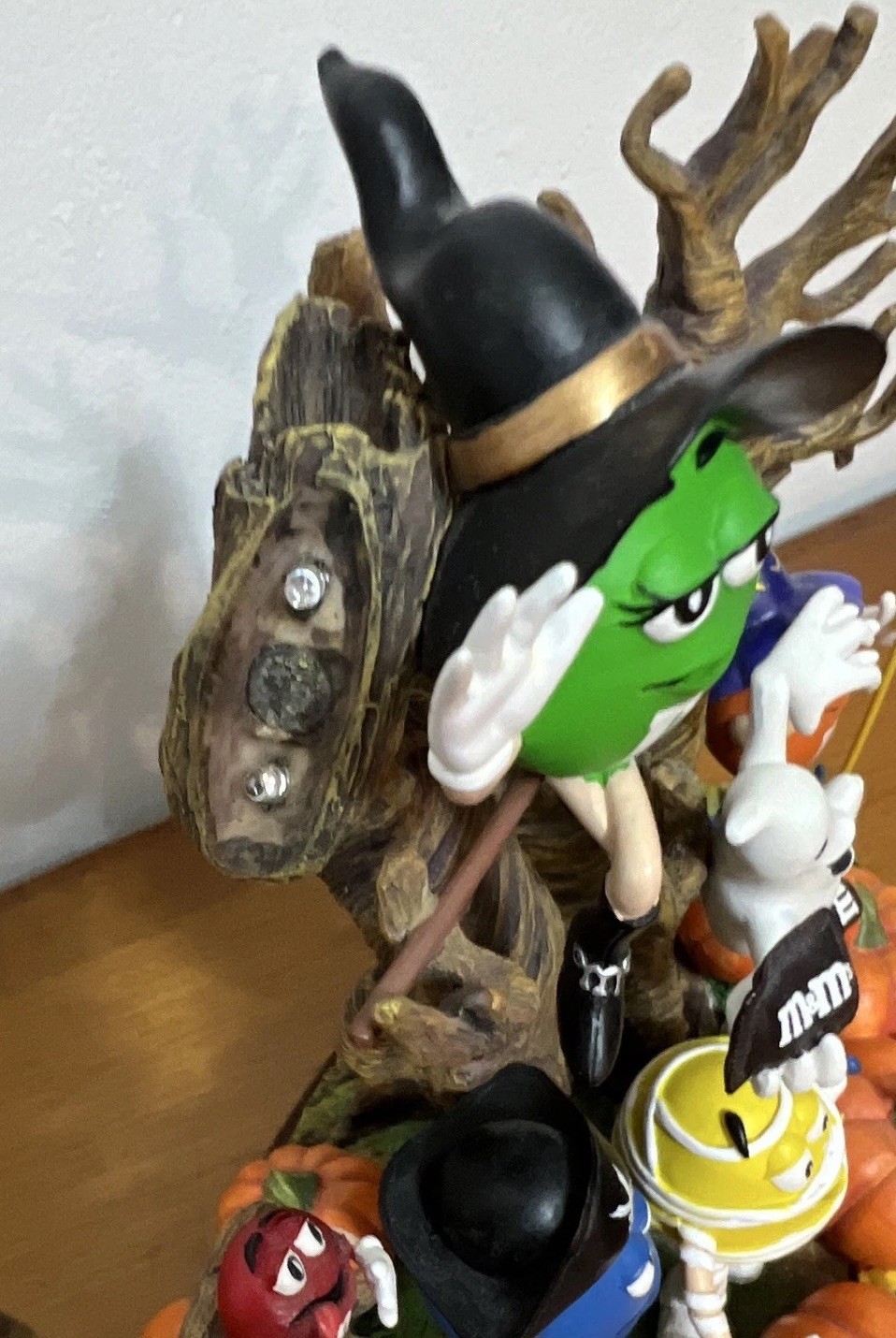 M&M's Danbury Mint Halloween Haunted Pumpkin Patch Figurine With ...
