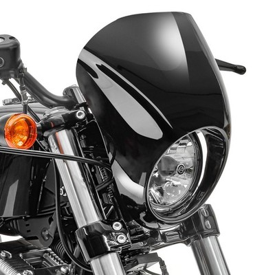 Scheinwerfer Frontmaske für Harley Davidson Dyna -2005/ Sportster 95-20 schwarz 