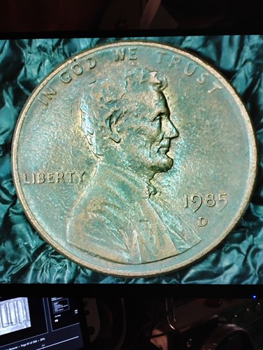 1985D Memorial Cent With A Doubled Ear DDO And A Super DDR Very Cool🔥👍