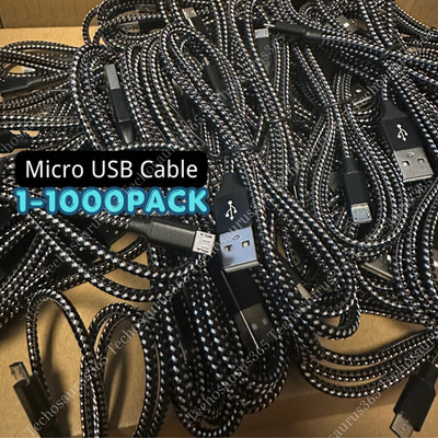 Micro USB to USB A Cable Android Charger Braided Cord For Samsung Google LG LOT