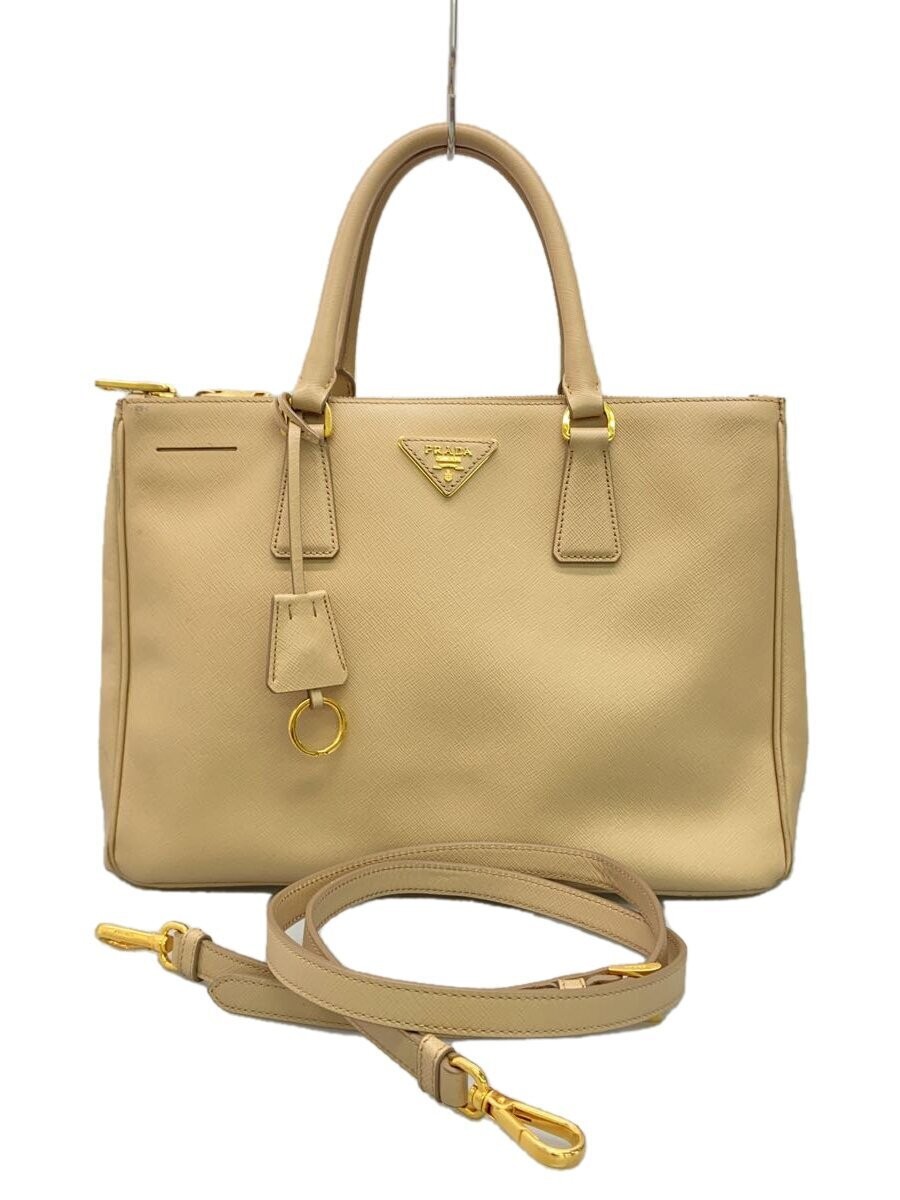 PRADA Galleria Saffiano Medium Bag BEG