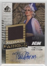 2025 SP Game Used AEW Authentic Fabrics 25/49 Timeless Toni Storm Auto 1g0e