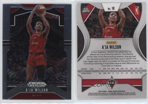 2020 Panini Prizm WNBA A'ja Wilson #18