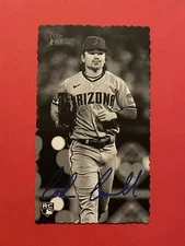 CORBIN CARROLL (/200) (MINI DECKLE EDGE SSP) ROOKIE 2023 Topps Heritage #DE-29