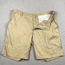 Nike Golf Chino Dri-Fit Shorts Men's 38 Beige Athletic Causal Classic
