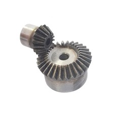 1 Pair 1.5 Modulus 1:2 Pairing Bevel Gears Combination 90&deg; 16T + 32T C45 Steel