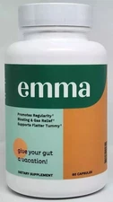 Emma Relief Supplement Konsciens Keto for Gut Bloating ,Exp 2026, 60 Capsules·