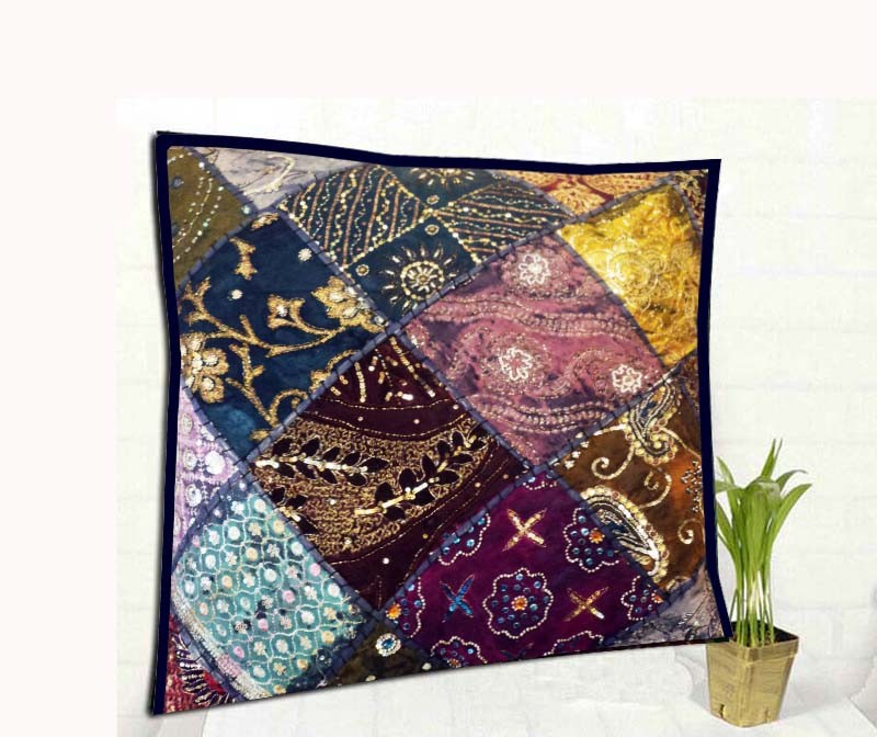 VINTAGE HOME DÉCOR ANNIVERSARY GIFT ACCENT THROW FLOOR CUSHION PILLOW COVER 24"