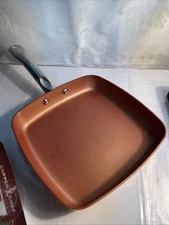 Copper  Chef 9.5” Square Dance Copper Frying Pan Skillet