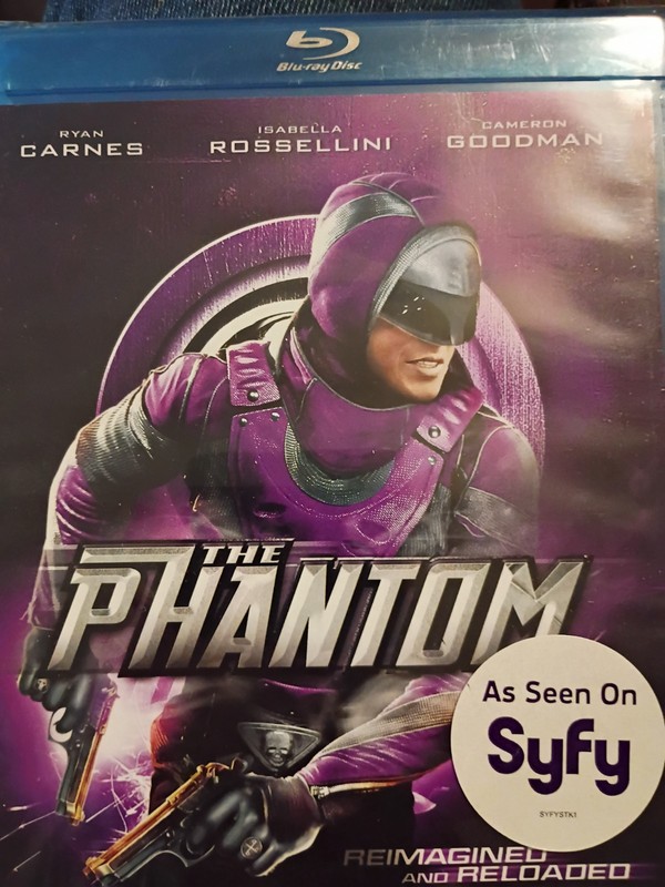 The Phantom (2009 Blu-ray) Ryan Carnes  Isabella Rossellini Cameron Goodman NEW