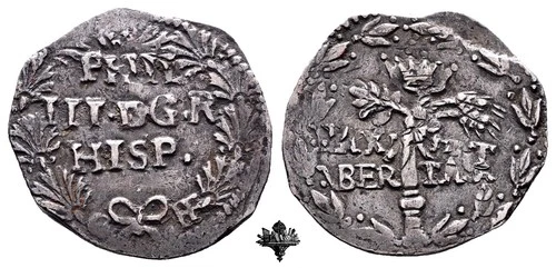 NAPLES 3 five SILVER Philip III (1598-1621)