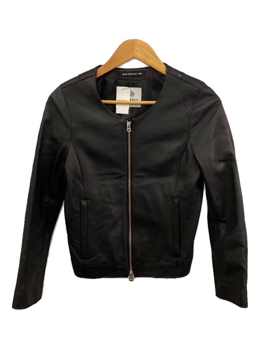 nano・universe - NANO UNIVERSE / lether riders jacket S-M Nano universe riders jacket single rider 38 sheep leather