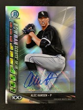 2017 Bowman Chrome #BSU-AH Alec Hansen /150 AUTO Bowman Scouts’ Updates