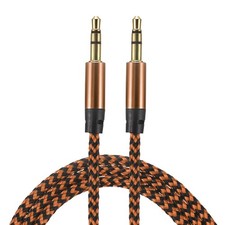 4Pcs Aux Cable 3.5mm Male to Male Nylon Braided 3Ft Auxiliary Cord