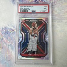 2020 PANINI PRIZM SILVER PRIZM #290 DENI AVDIJA PSA 9 Clean Case