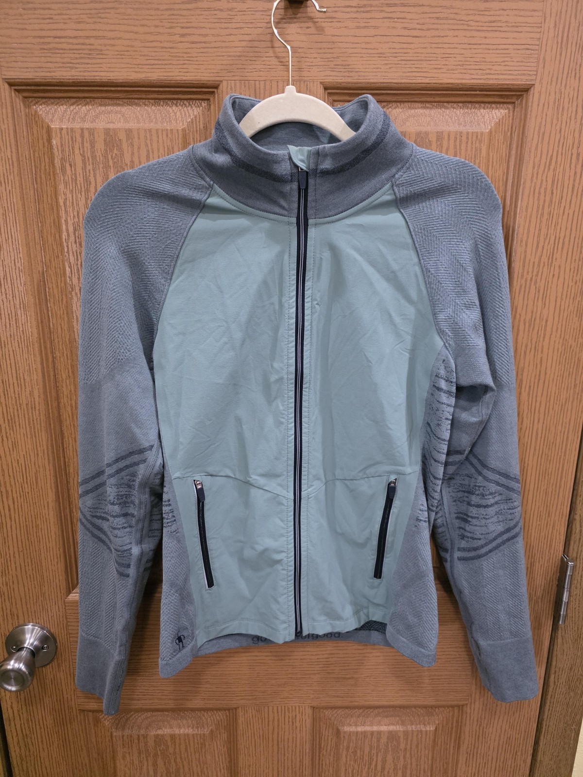 Smartwool Active Jacket Womens Medium Gray Full Z… - image 1