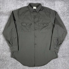 Vintage Penney  s Big Mac Work Shirt Men  s L/XL Dark Gray Long Sleeve Button Up