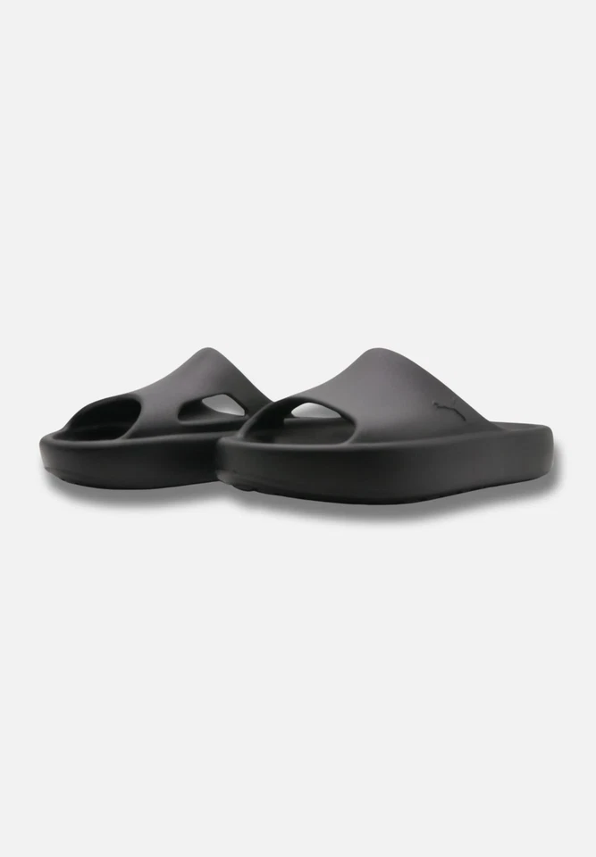 Puma Shibui Cat Unisex Badelatschen Pantolette Freizeit Sandalen Slides Schwarz - Bild 2 von 4